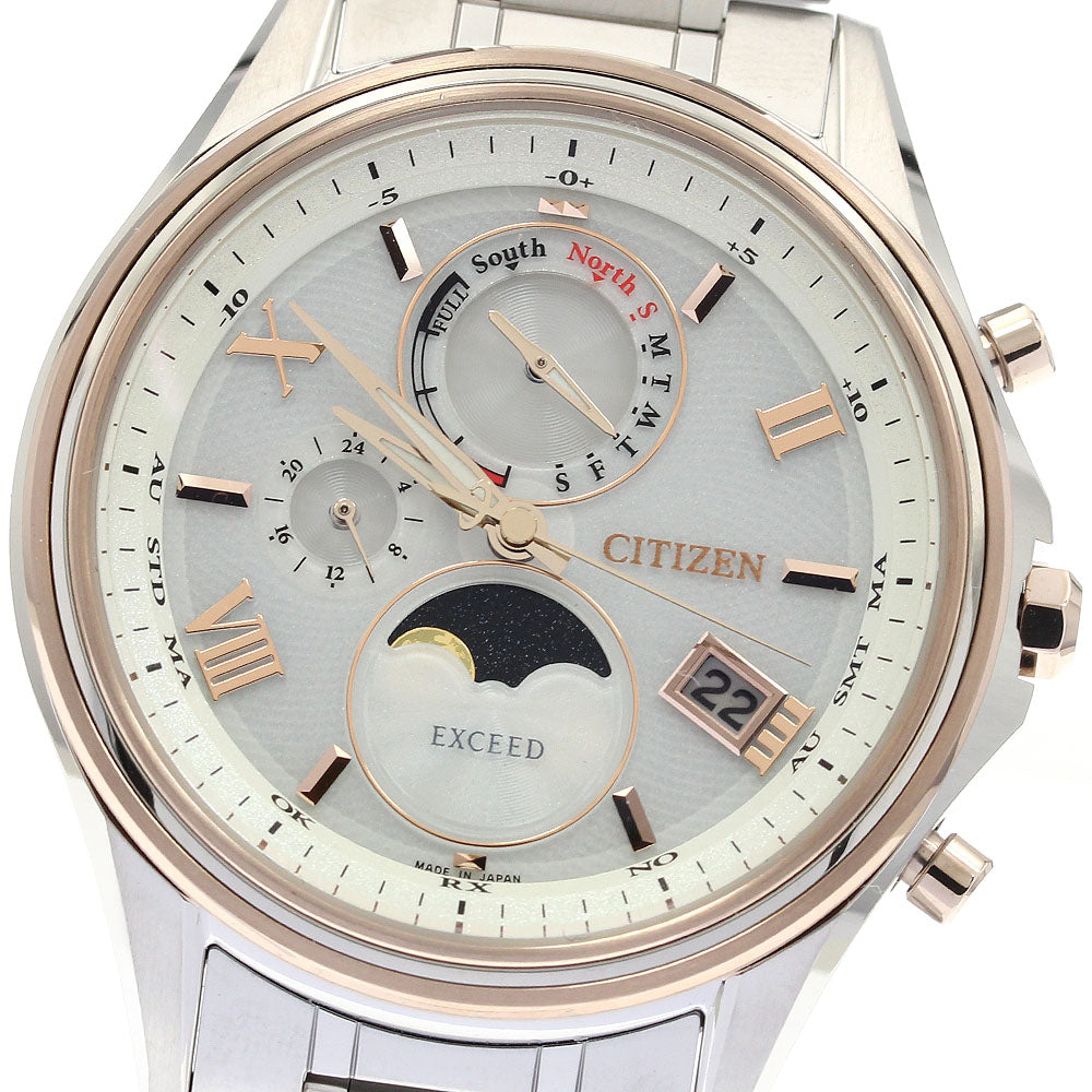 CITIZEN Exceed BY1026-65A/H874-004JJ02 Solar Powered Radio Men's Watch_938672