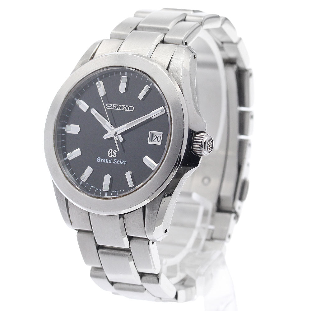 SEIKO Grand Seiko SBGF021/8J56-8020 Date Black Dial Quartz Men's Watch_938679