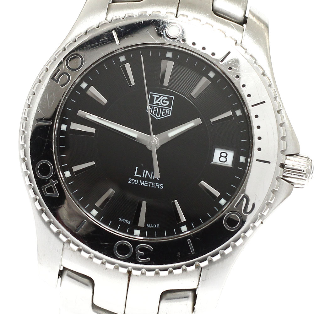TAG HEUER Link WJ1110.BA0570 Date Black Dial Quartz Men's Watch_938681