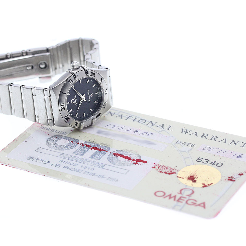 OMEGA Constellation 1562.40 Date gray Dial Quartz Ladies Watch_938682