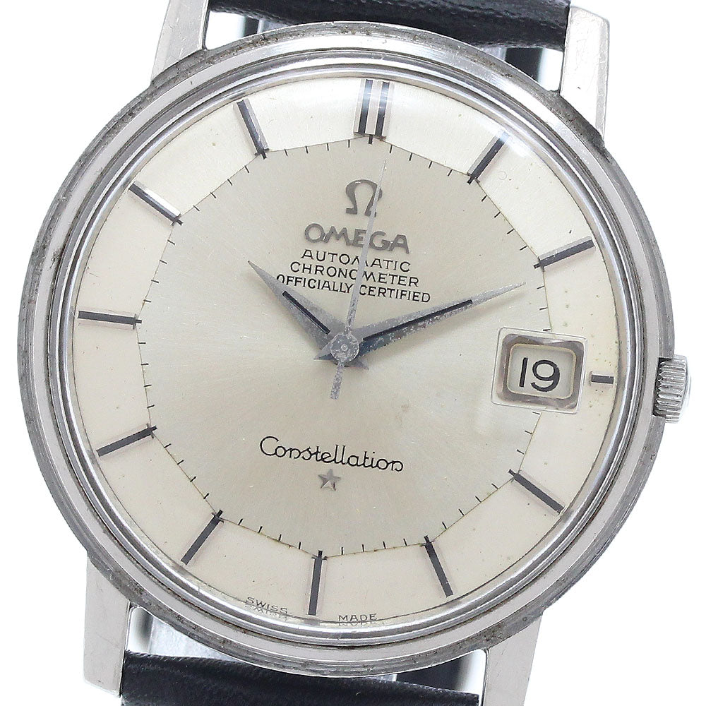 OMEGA Constellation 168.010 12-sided date cal.564 Silver Dial Automatic Men's Watch_938720