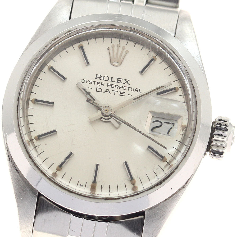 ROLEX Oyster perpetual date 6916 cal.2030 Silver Dial Automatic Ladies_938745