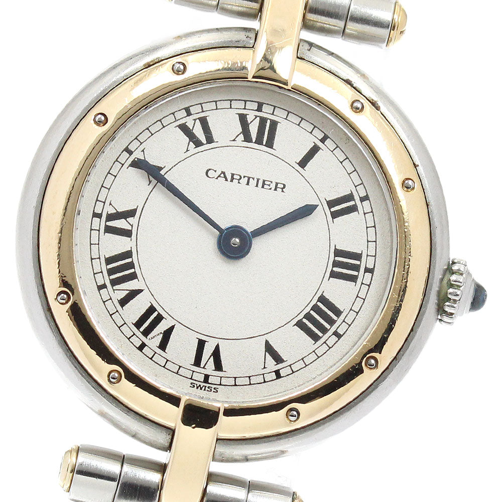 CARTIER PANTHERESM round 84084241 1 row beige Dial Quartz Ladies Watch_938755