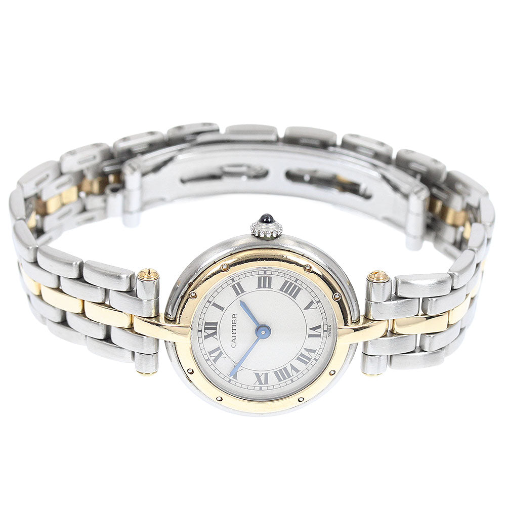 CARTIER PANTHERESM round 84084241 1 row beige Dial Quartz Ladies Watch_938755