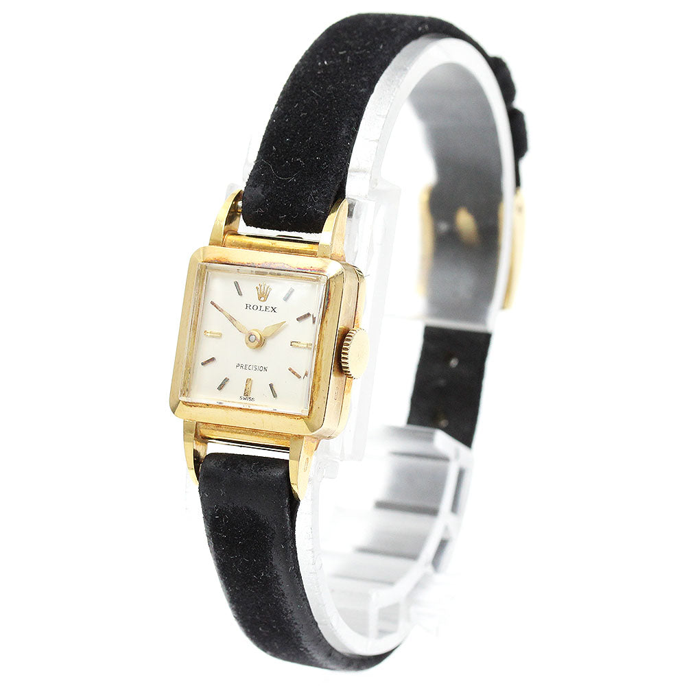ROLEX Precision 9179 18K Yellow Gold Hand Winding Ladies Watch_938780
