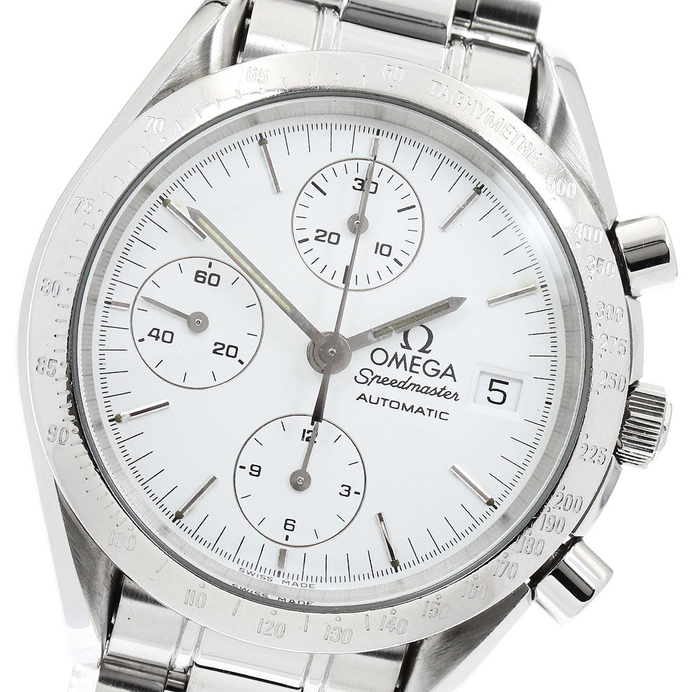 OMEGA Speedmaster 3511.20 Date Chronograph white Dial Automatic Men's_938783