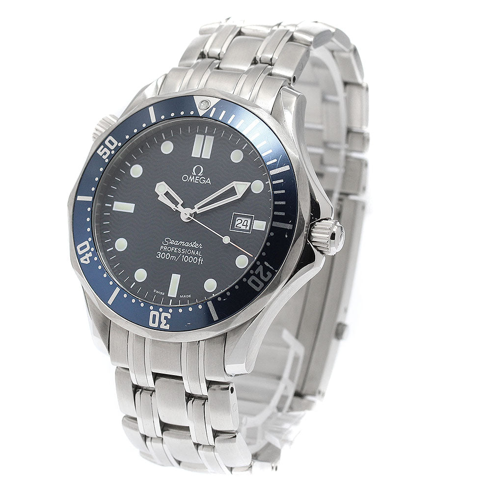 OMEGA Seamaster 300 2541.80 Date Navy Dial Quartz Men's Watch_938797