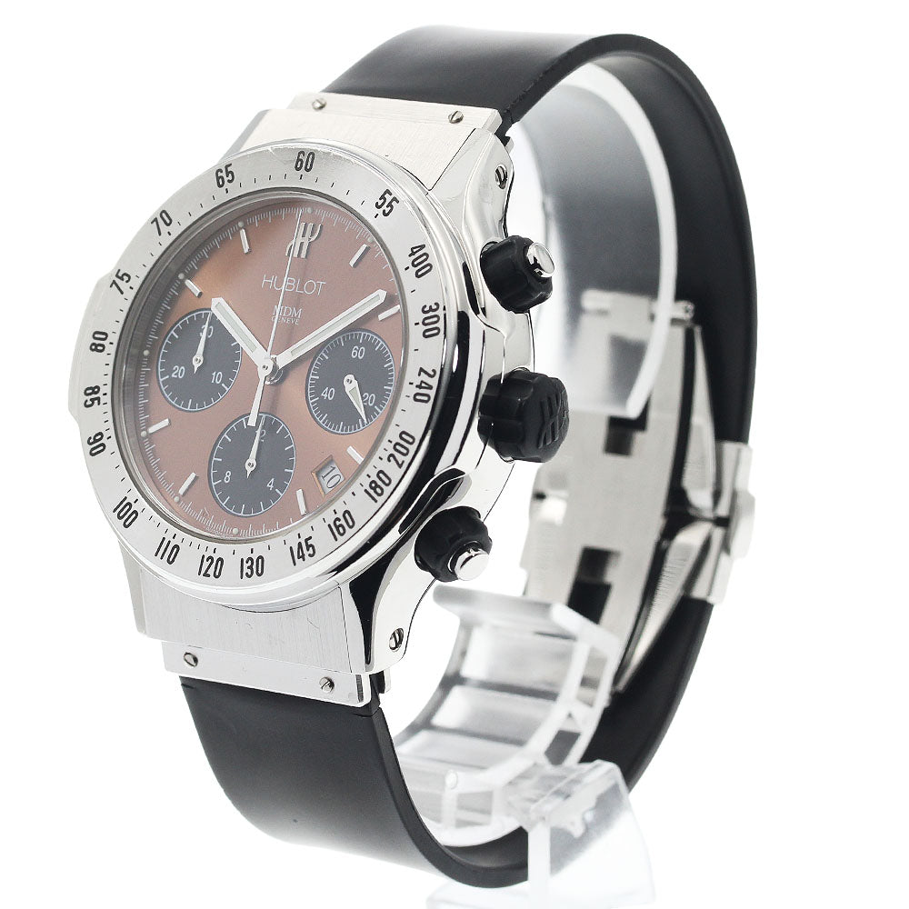 HUBLOT Super B 1920.1 Date Chronograph Black / brown Dial Automatic Men's_938798