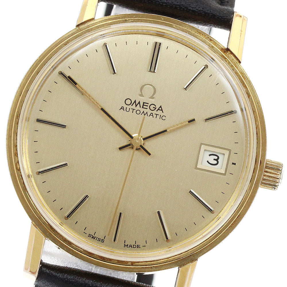 OMEGA Seamaster 166.0202 Date cal.1012 Gold Dial Automatic Men's Watch_938808