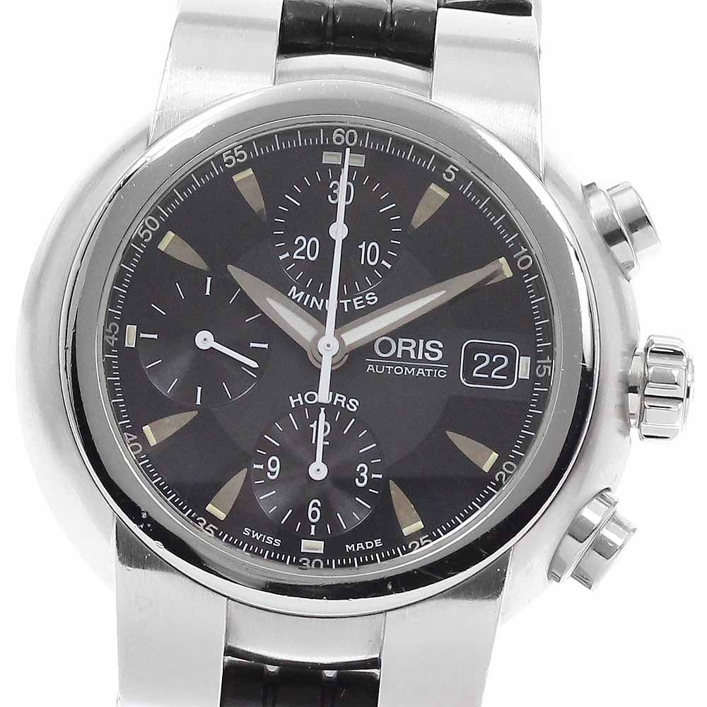 ORIS TT1 7520 Chronograph Date black Dial Automatic Men's Watch_938809