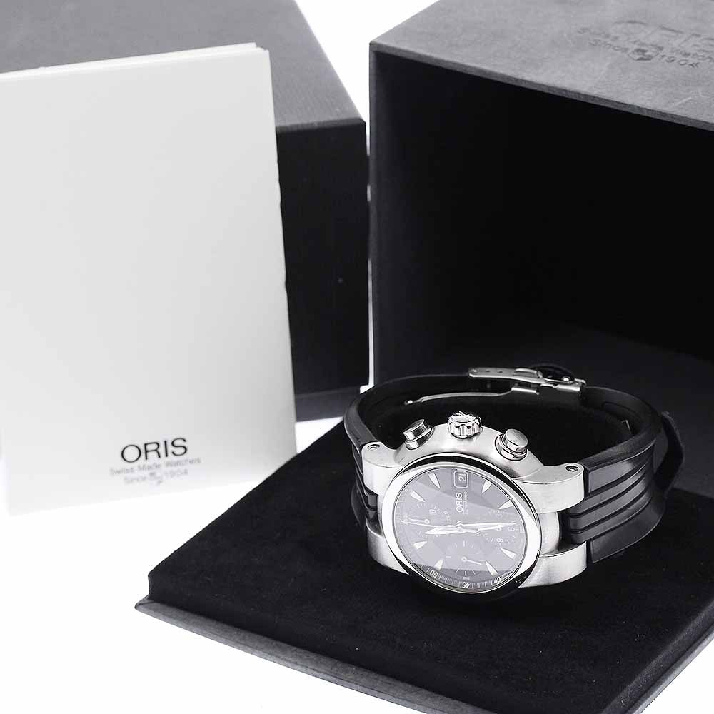 ORIS TT1 7520 Chronograph Date black Dial Automatic Men's Watch_938809