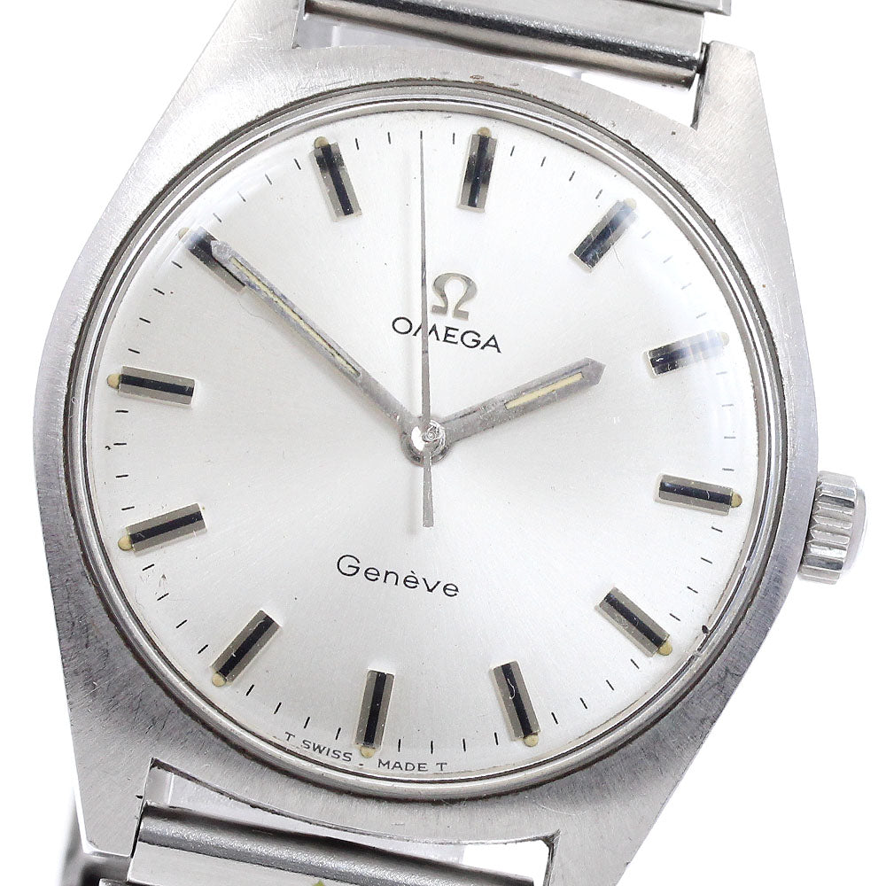 OMEGA Geneve 135.041 Vintage Cal.601 Silver Dial Hand Winding Men's Watch_938817