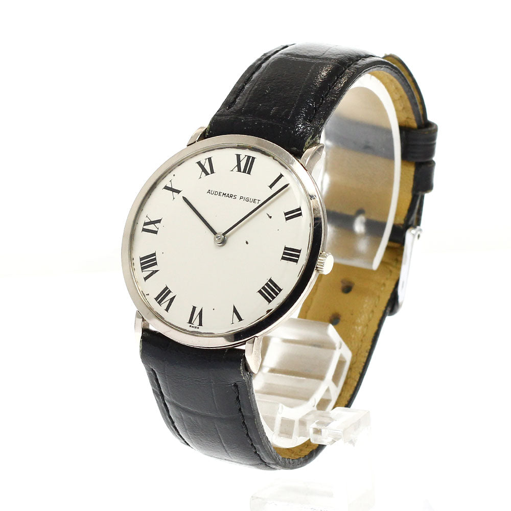 AUDEMARS PIGUET K18WG Cal.K2001/1A Silver Dial Hand Winding Men's Watch_938823
