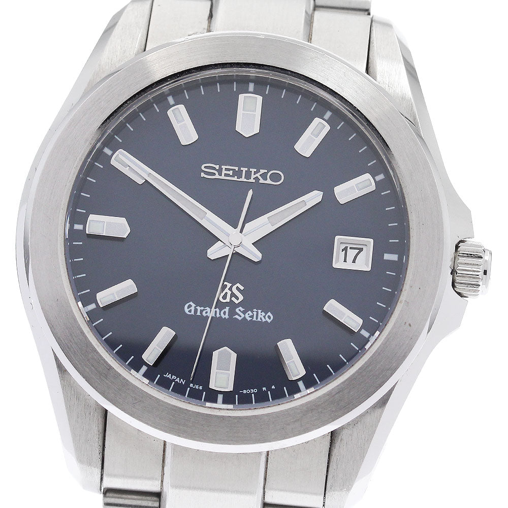 SEIKO Grand Seiko SBGF019/8J56-8020 Date Navy Dial Quartz Men's Watch_938847