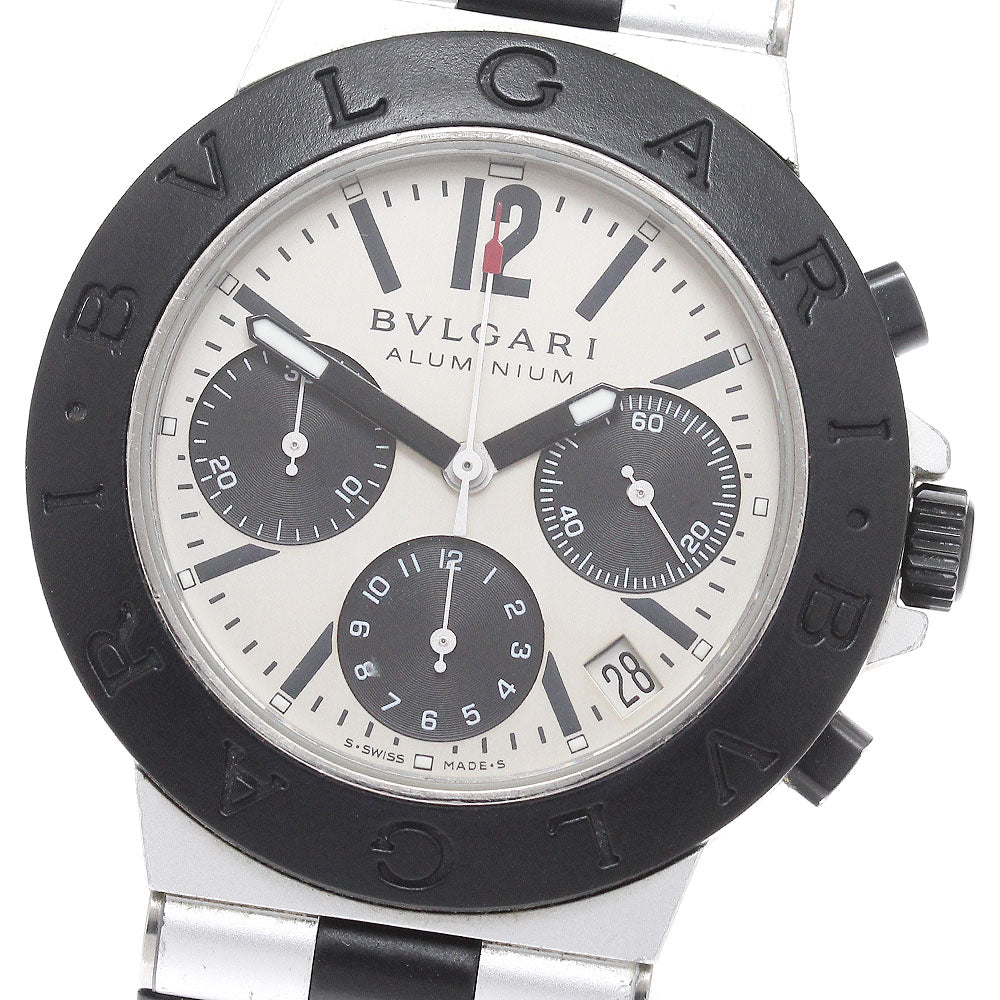 BVLGARI Aluminum AC38TA Date Chronograph Automatic Men's Watch_938853