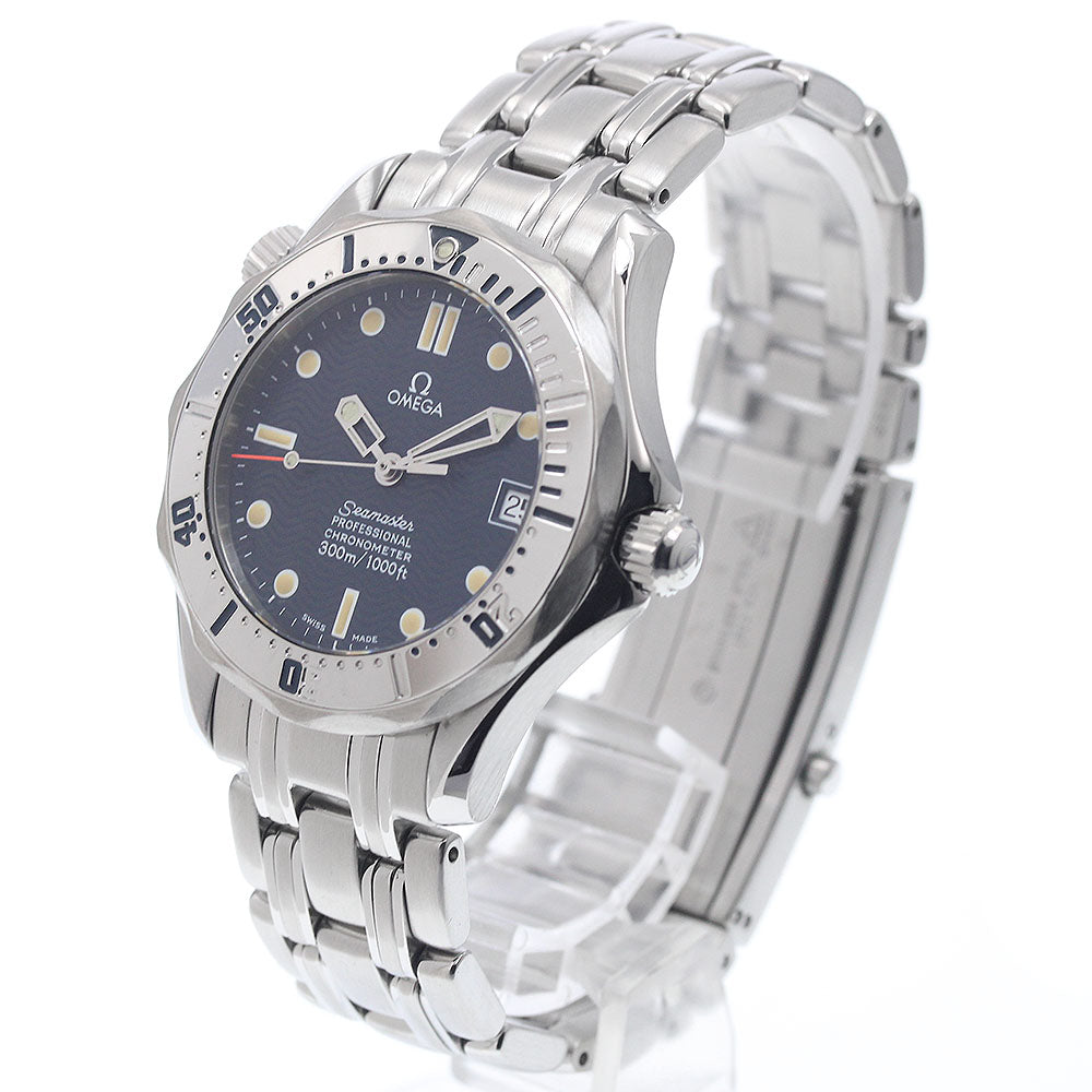 OMEGA Seamaster Diver 300M 2552.80 Date Navy Dial Automatic Boy's Watch_938858
