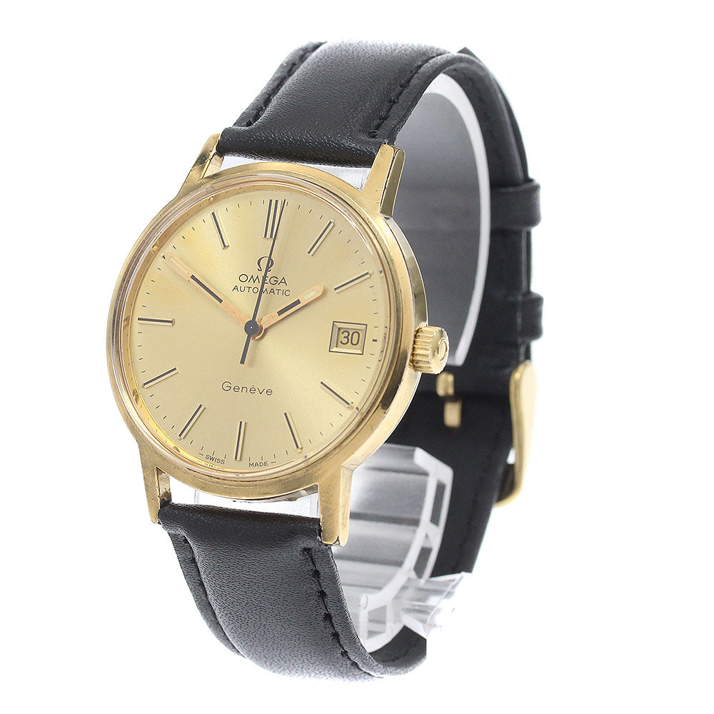 OMEGA Geneve 166.0163 Date Cal.1012 Gold Dial Automatic Men's Watch_938864