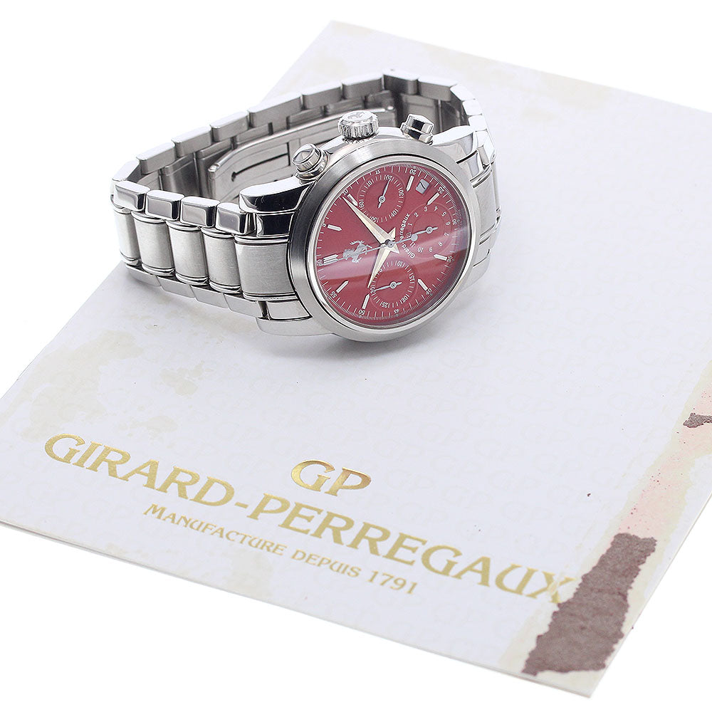 GIRARD PERREGAUX Ferrari 8020 Chronograph Date Red Dial Automatic Men's_938883