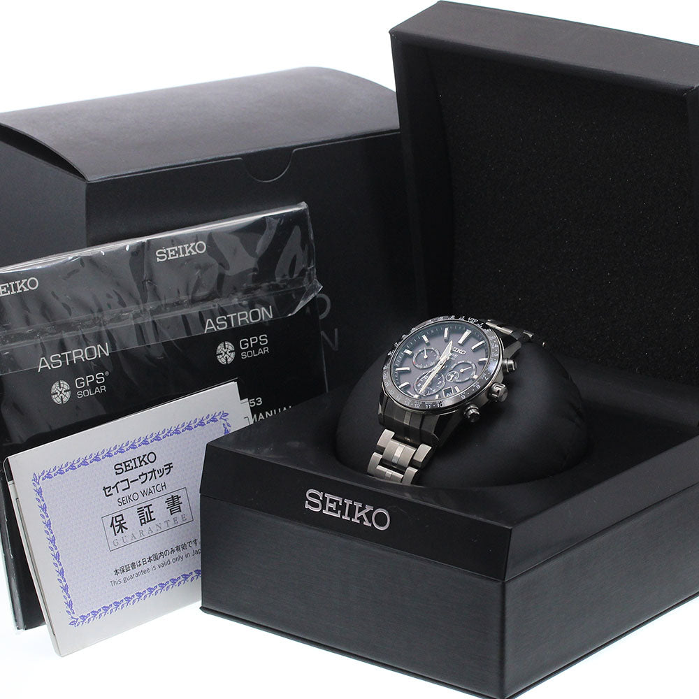 SEIKO Astron SBXC003/5X53-0AB0 GPS Solar Powered Radio Men's Watch_938884