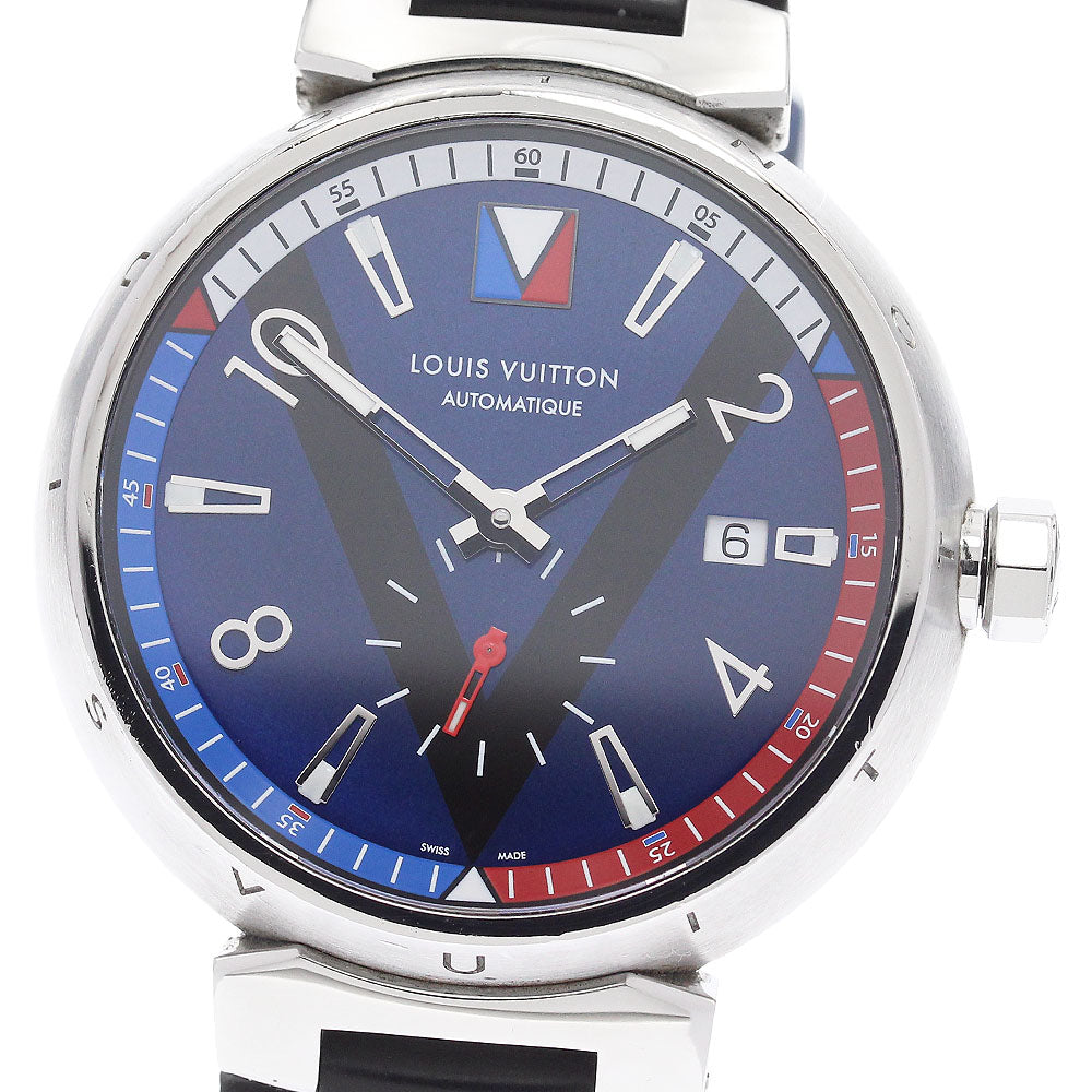 LOUIS VUITTON Tambour V-Line Q1D21 Small seconds Automatic Men's Watch_938902