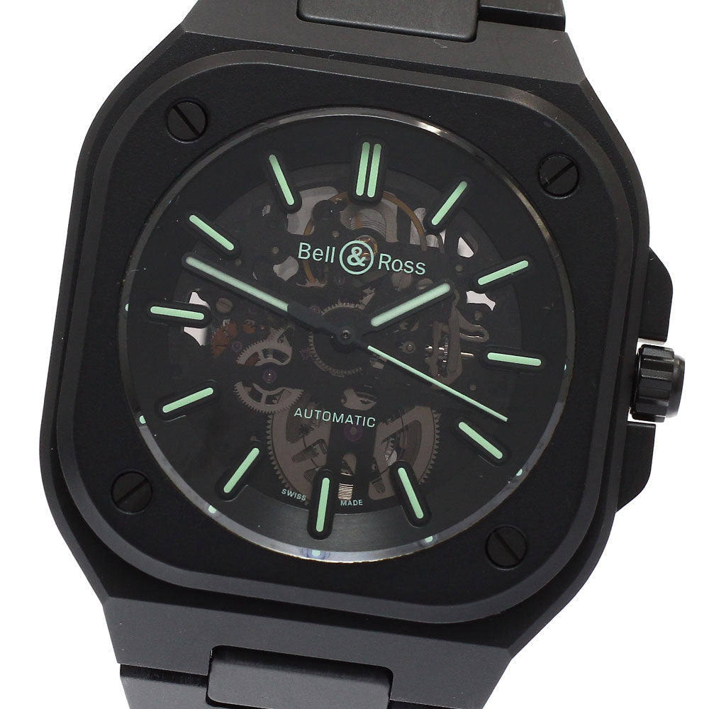 Bell＆Ross Skeleton Black Lum Ceramic BR05A-BLM-SKCE/SCE limited AT Men's_938911