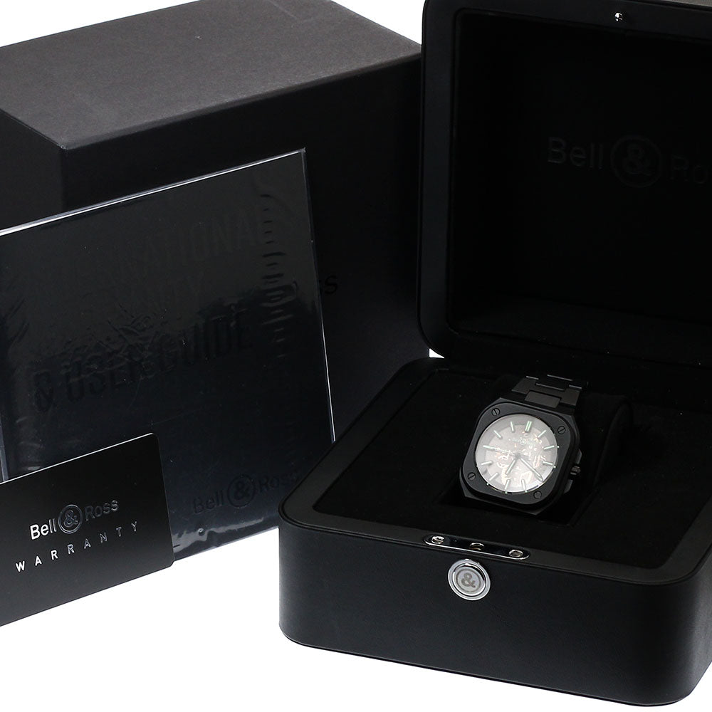 Bell＆Ross Skeleton Black Lum Ceramic BR05A-BLM-SKCE/SCE limited AT Men's_938911