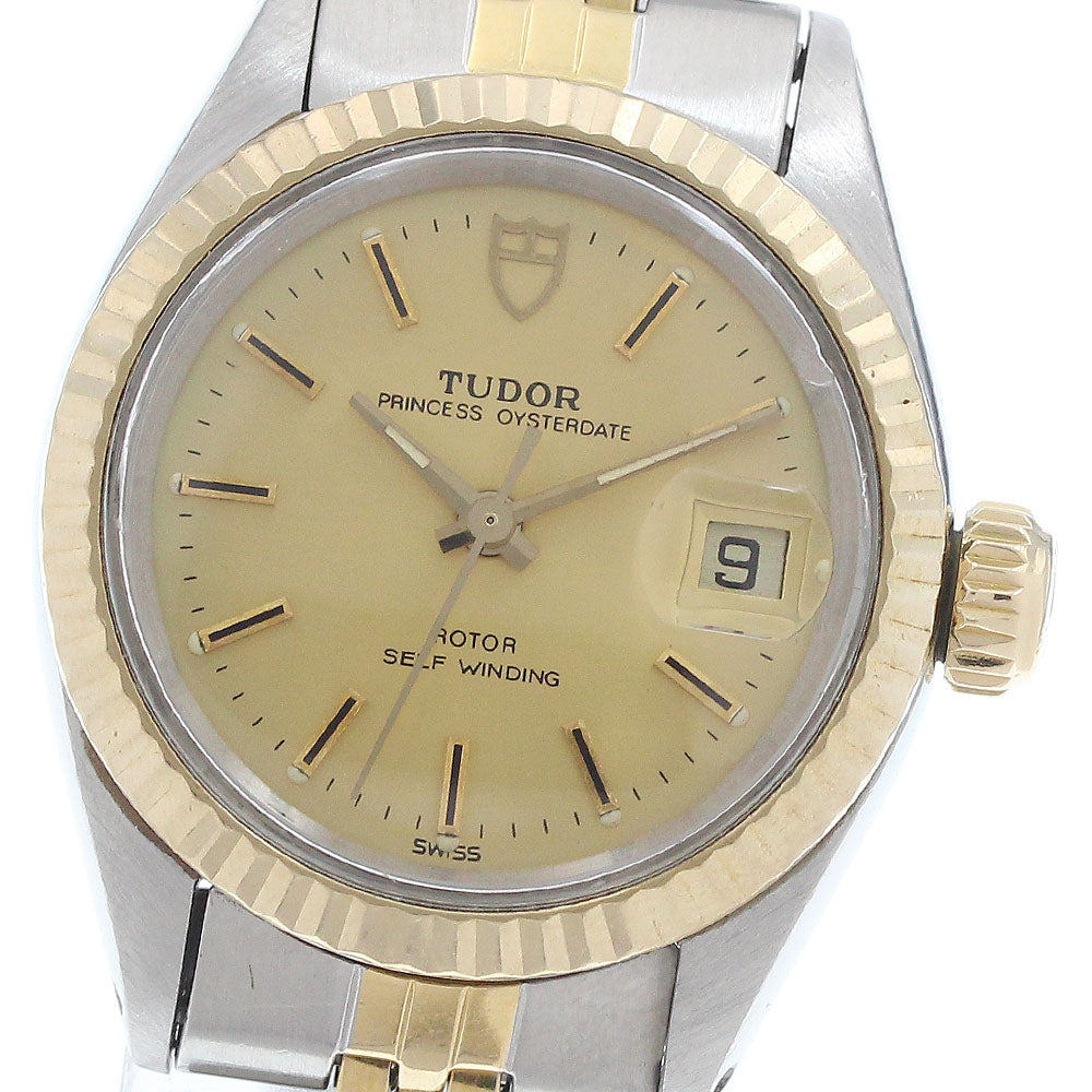 TUDOR Princess Oyster Date 92413 YG bezel Automatic Ladies Watch_938932