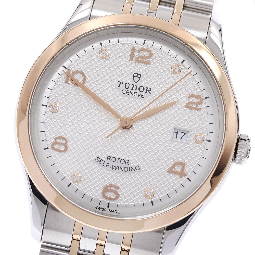 TUDOR 1926 91651 Date 6P diamond Silver Dial Automatic Men's Watch_938954