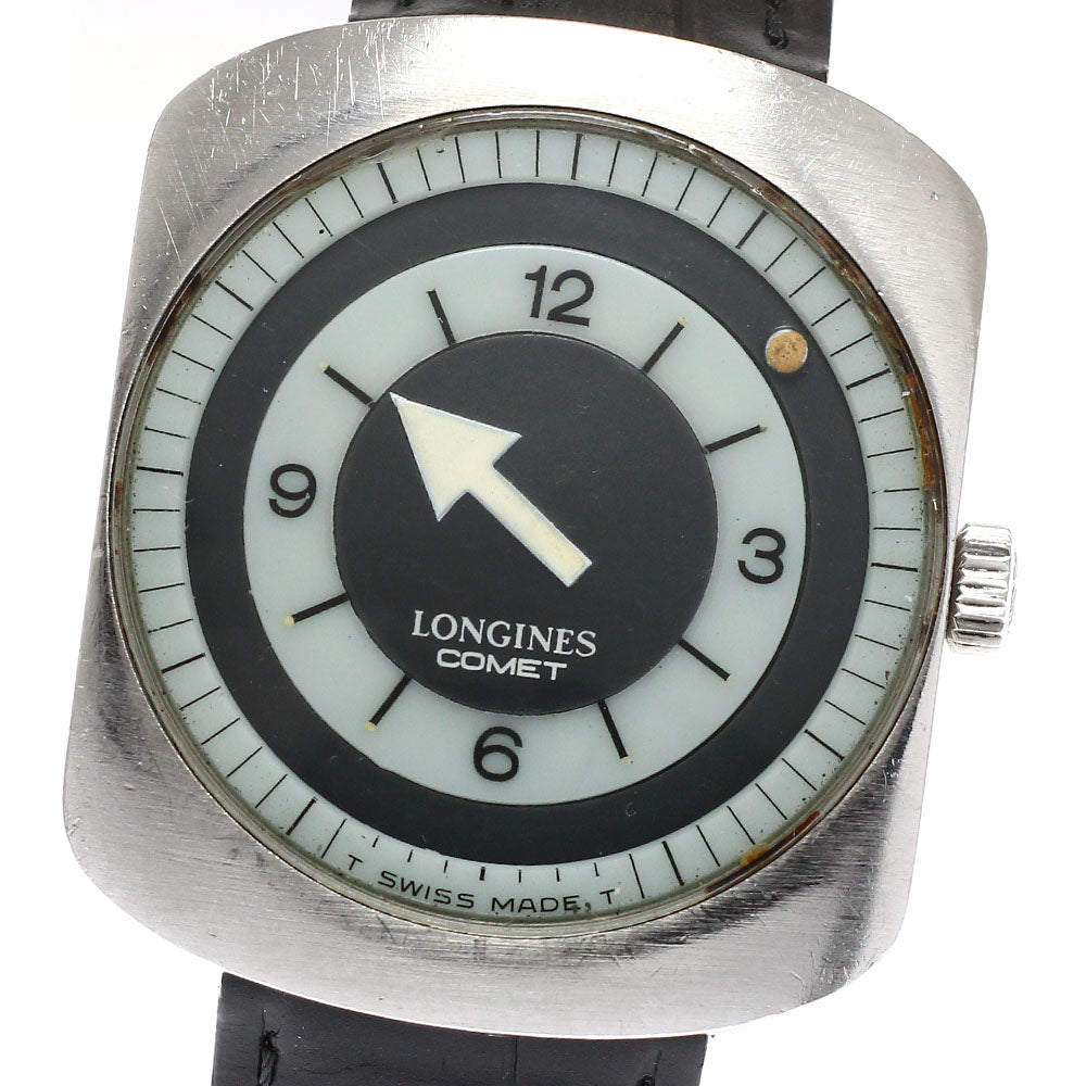 LONGINES Comet Mystery Dial 8475 Cal.702 blue-black Dial Hand Winding Men's Watch_938961