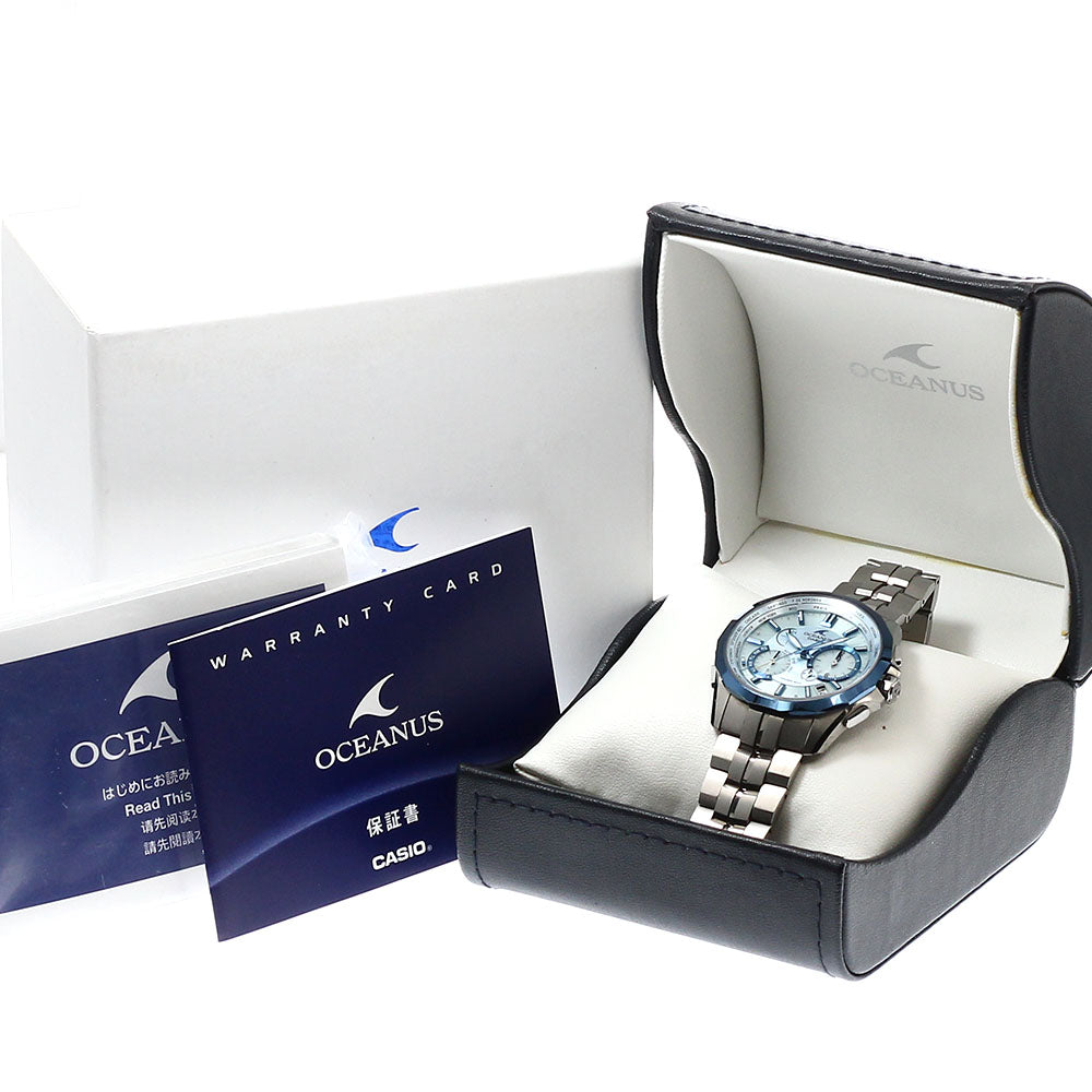 CASIO Oceanus OCW-S2400P-2AJF Date Solar Powered Radio Men's Watch_938962
