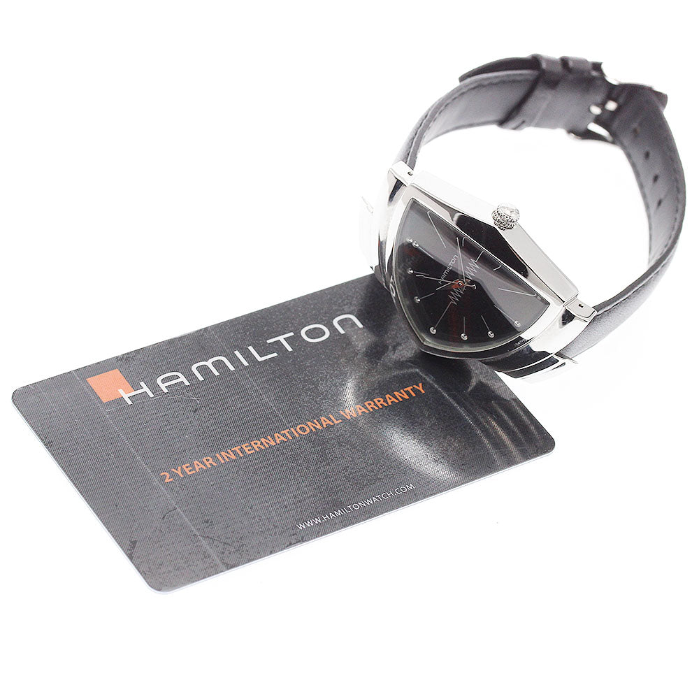 HAMILTON Ventura H244112 black Dial Quartz Men's Watch_938965