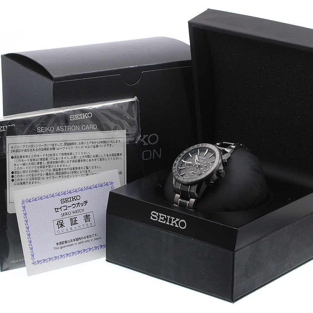 SEIKO Astron SBXC011/5X53-0AD0 GPS black Dial Solar Powered Radio Men's_938975