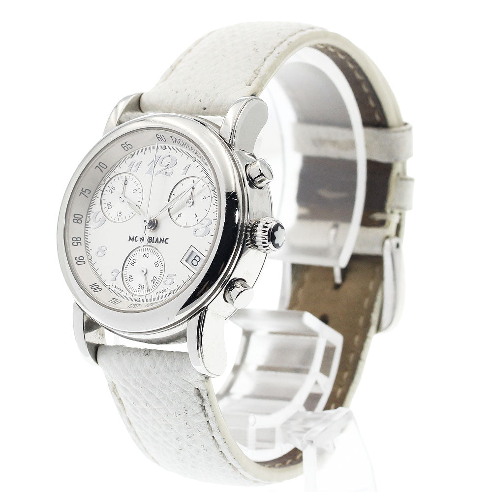 MONTBLANC Meisterstic 7039 Chronograph Silver Dial Quartz Ladies Watch_938987
