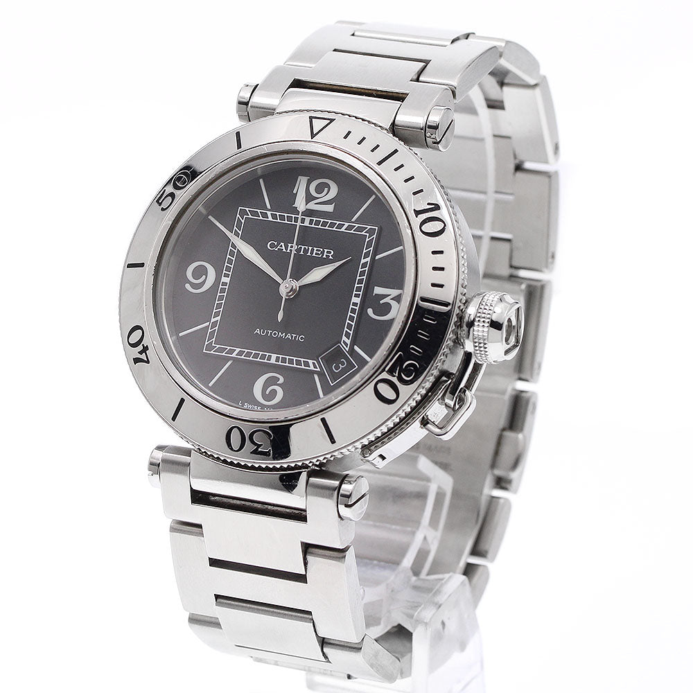 CARTIER Pacha Sea timer W31077M7 Date black Dial Automatic Men's Watch_938990