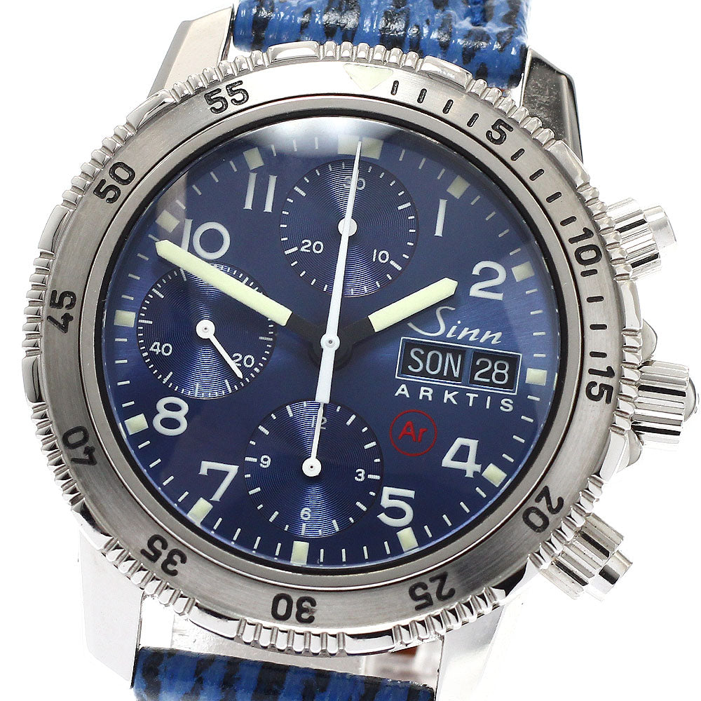 Sinn 203.ARKTIS 203 Day-Date Chronograph blue Dial Automatic Men's Watch_938995