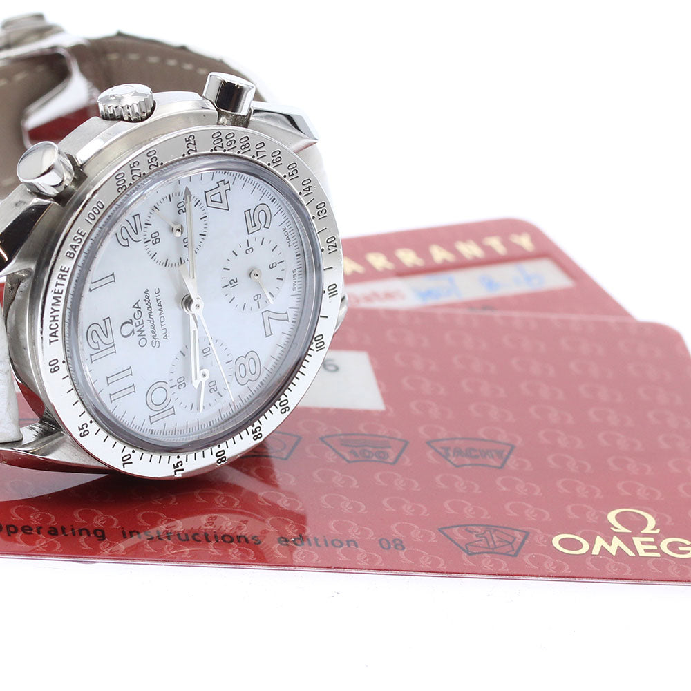 OMEGA Speedmaster 3834.70.36 Chronograph White shell Dial Automatic Boy's Watch_939002