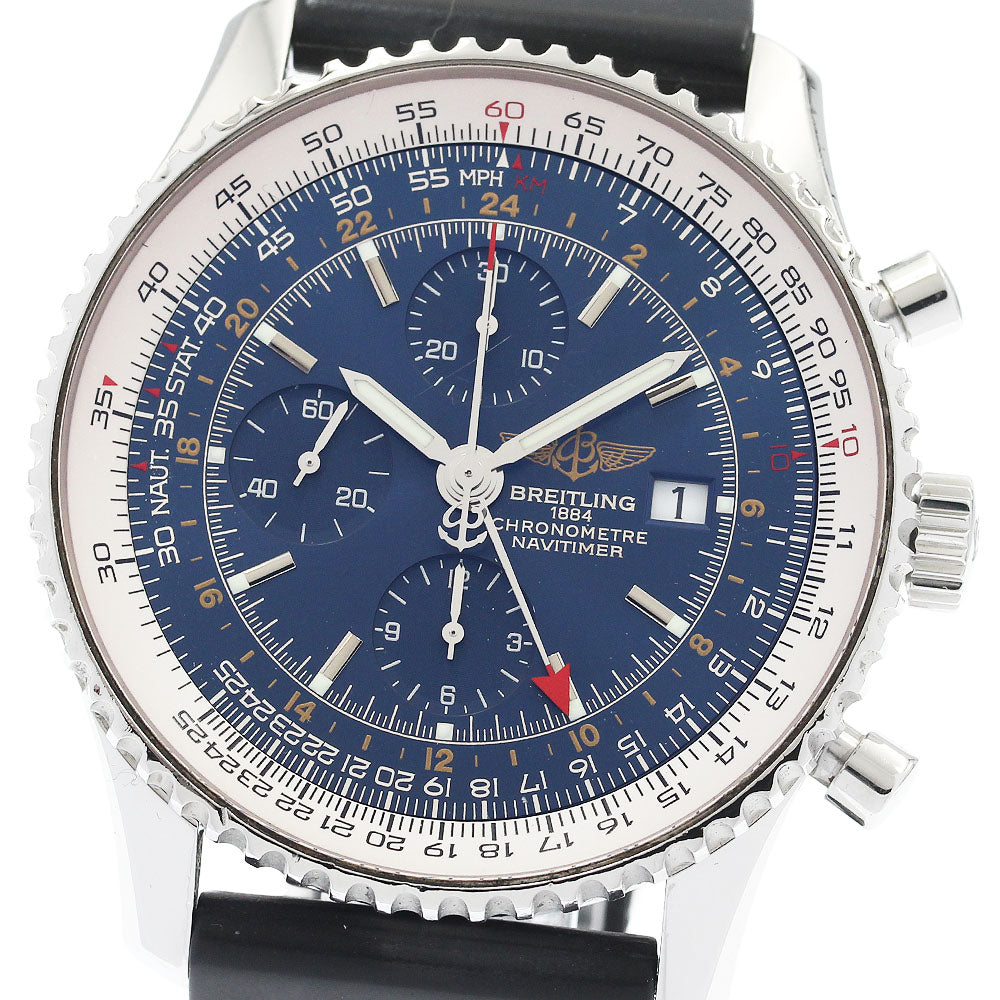 BREITLING Navitimer World A24322 Chronograph GMT Automatic Men's Watch_939005