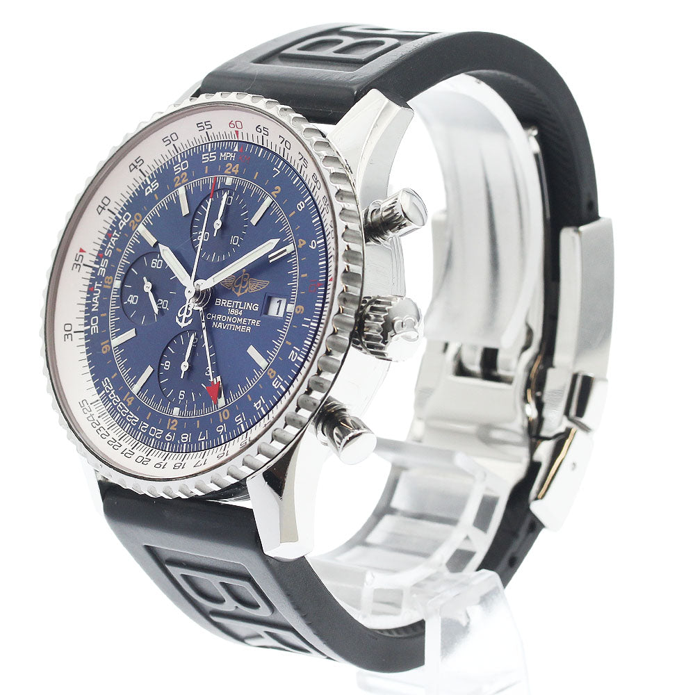 BREITLING Navitimer World A24322 Chronograph GMT Automatic Men's Watch_939005