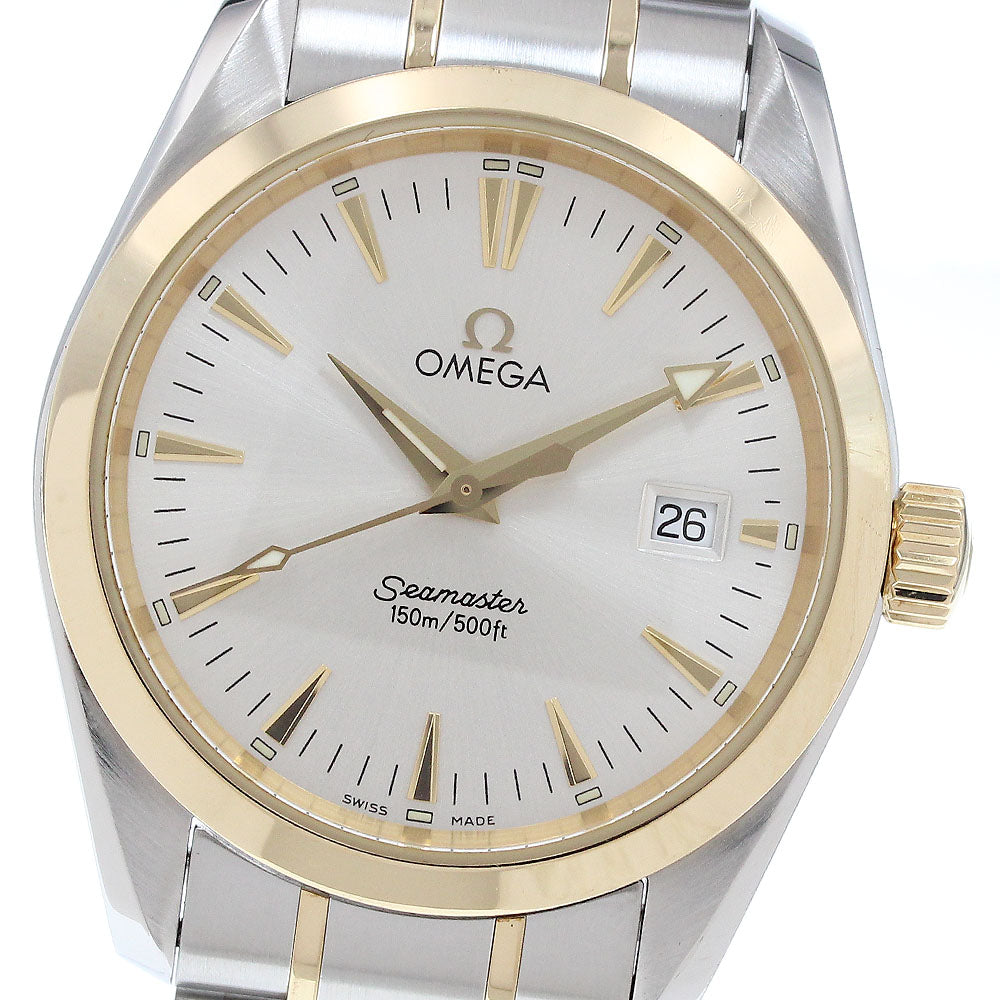 OMEGA Seamaster Aqua Terra 2318.30 Date Silver Dial Quartz Boy's Watch_939012