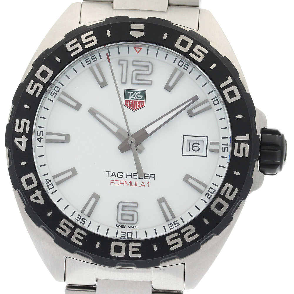 TAG HEUER Formula 1 WAZ1111.BA0875 Date white Dial Quartz Men's Watch_939014