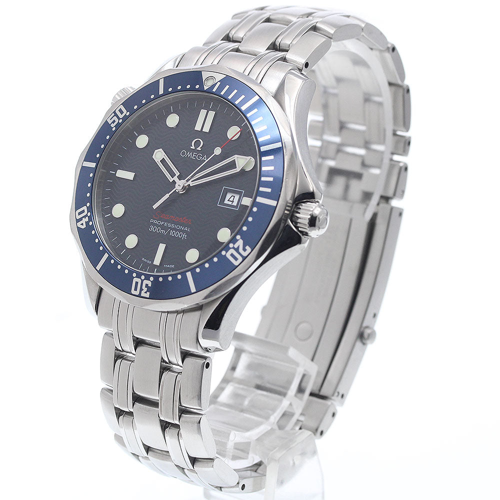 OMEGA Seamaster300 Professional 2221.80 Date Navy Dial Quartz Men's Watch_939015
