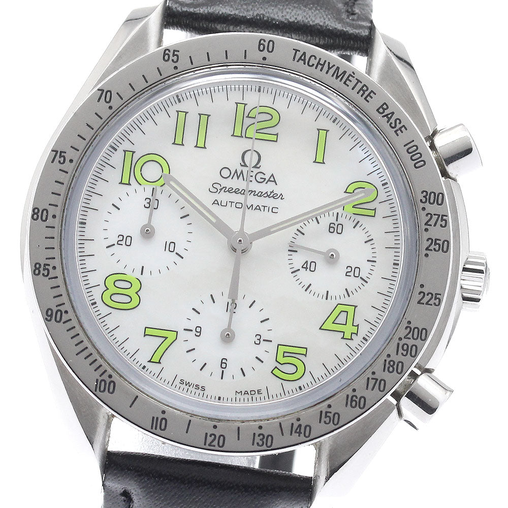OMEGA Speedmaster 3834.72.35 Chronograph White shell Dial Automatic Ladies Watch_939026
