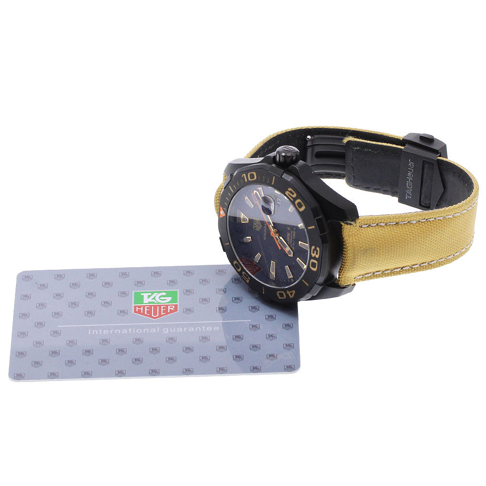 TAG HEUER Aqua racer WAY208C.FC6383 Date black Dial Automatic Men's Watch_939038