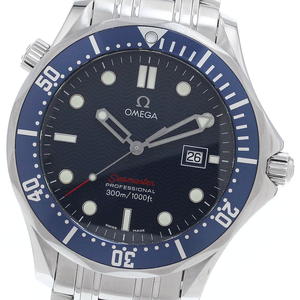 OMEGA Seamaster300 Professional 2221.80 Date Navy Dial Quartz Men's Watch_939046