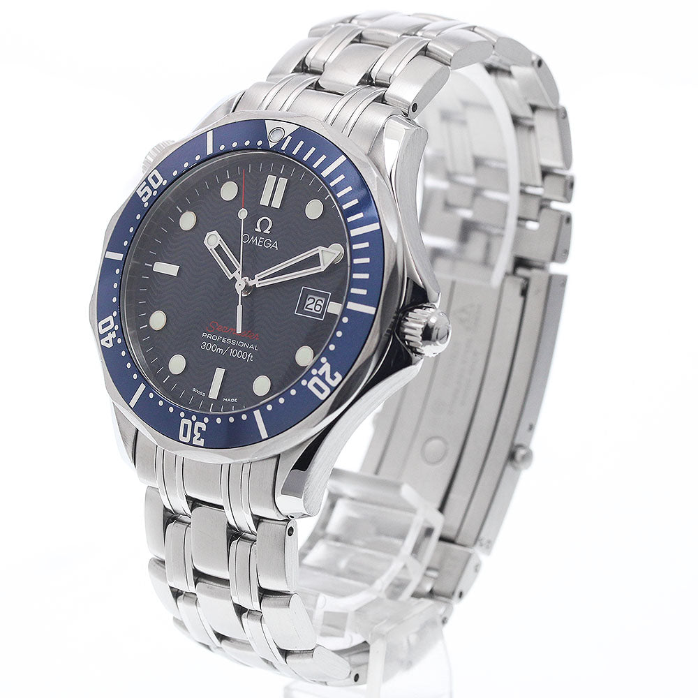 OMEGA Seamaster300 Professional 2221.80 Date Navy Dial Quartz Men's Watch_939046