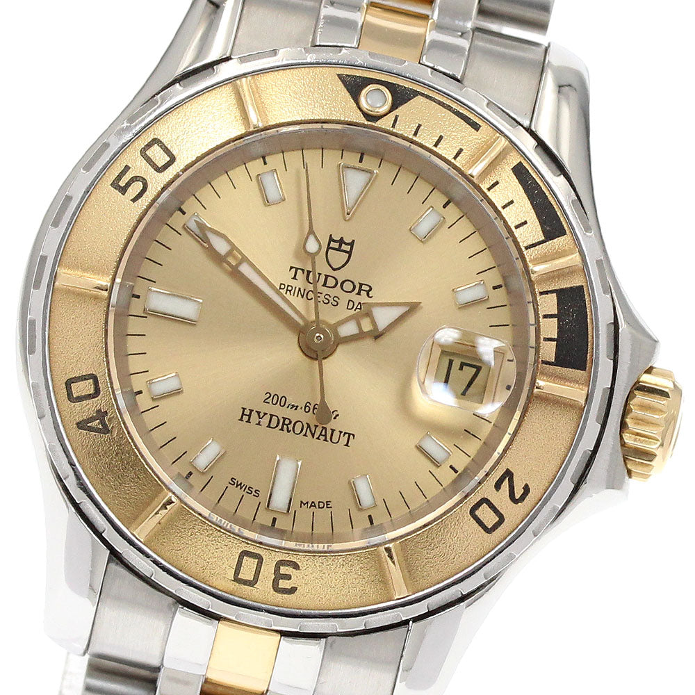 TUDOR Princess Date Hydro Note 99093P SS/YG gold Dial Automatic Ladies_939047