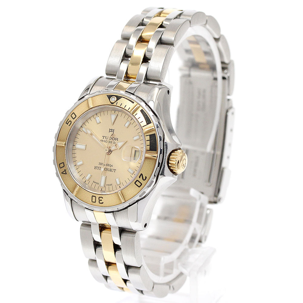 TUDOR Princess Date Hydro Note 99093P SS/YG gold Dial Automatic Ladies_939047