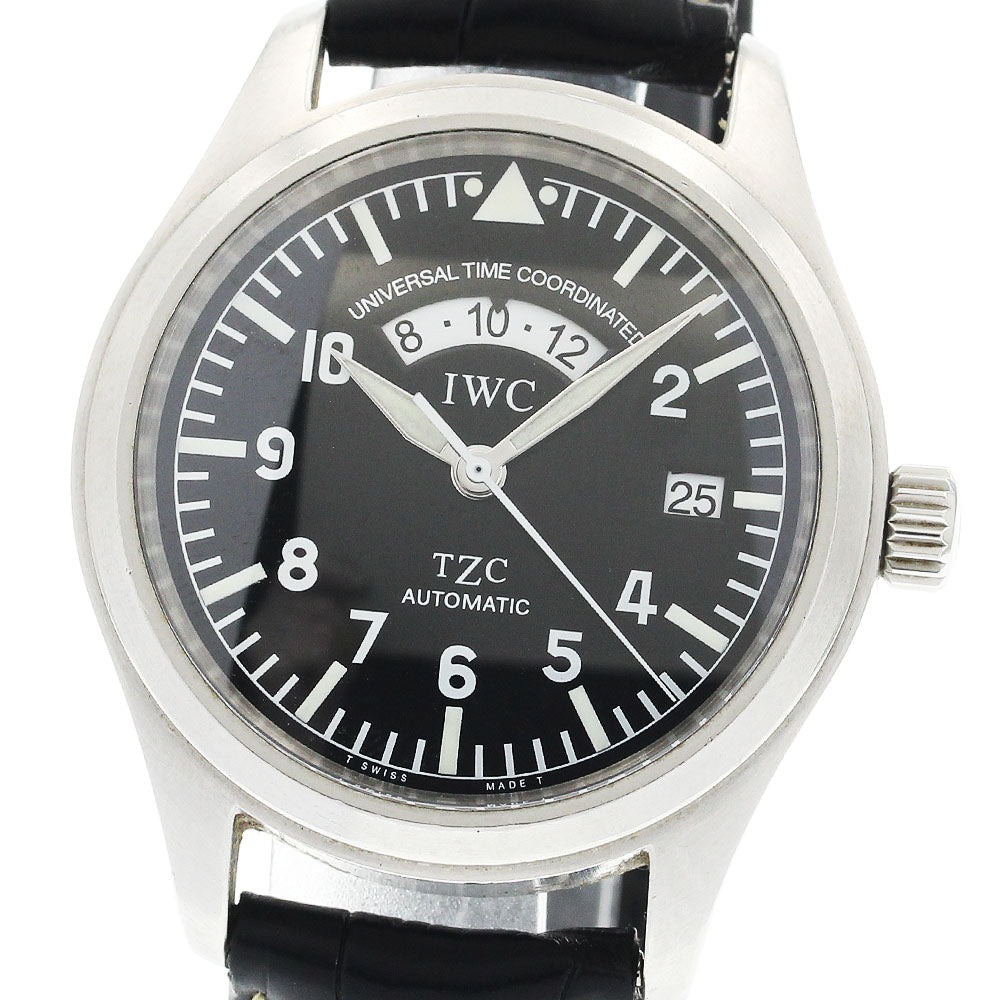 IWC SCHAFFHAUSEN Freeger UTC IW325101 Date black Dial Automatic Men's Watch_939051