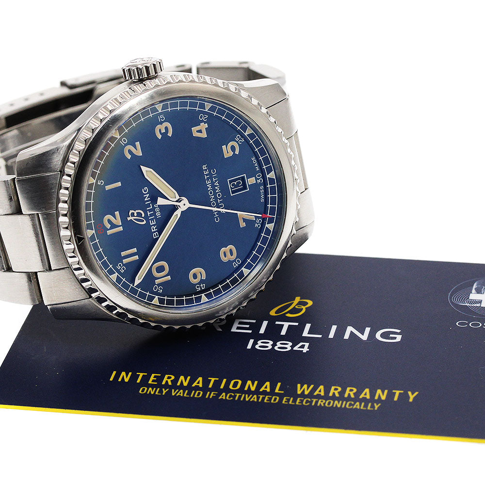 BREITLING Aviator 8 Automatic 41 A17315 Date Navy Dial Automatic Men's_939057