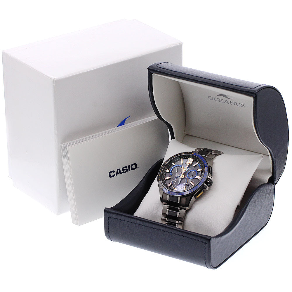 CASIO Oceanus OCW-G1200D-1AJF GPS date Solar Powered Radio Men's Watch_939100
